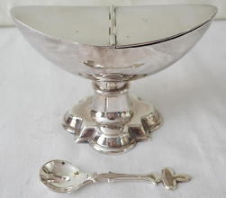 Silver Plated Incense Boat